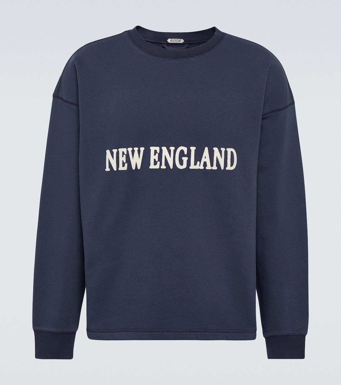 

Толстовка из хлопкового джерси new england Bode, синий