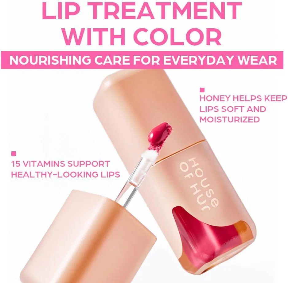 Тинт для губ House of Hur Groy Ample Tint с манукой и витаминами, увлажняющий, 4.5 г, цвет Dawn Pink — фото 2