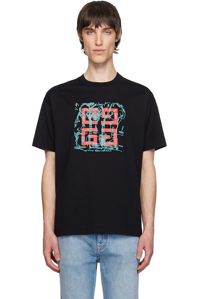 

Футболка 4G Regular Fit Givenchy, черный