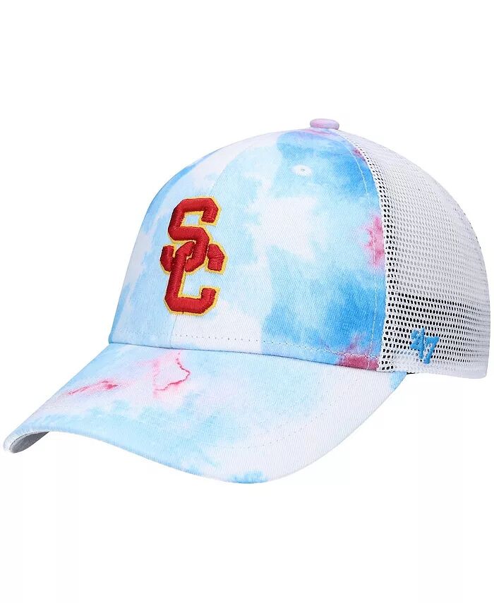 

Женская белая бейсболка-кепка USC Trojans Casey MVP Trucker Snapback '47 '47 Brand