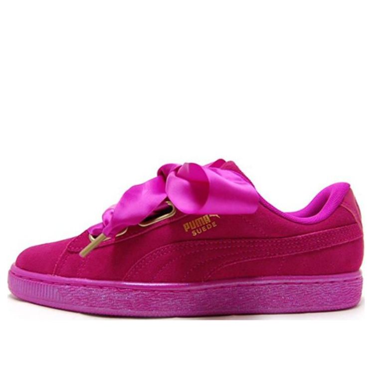 

Кеды PUMA Suede Heart Satin Pink, красный