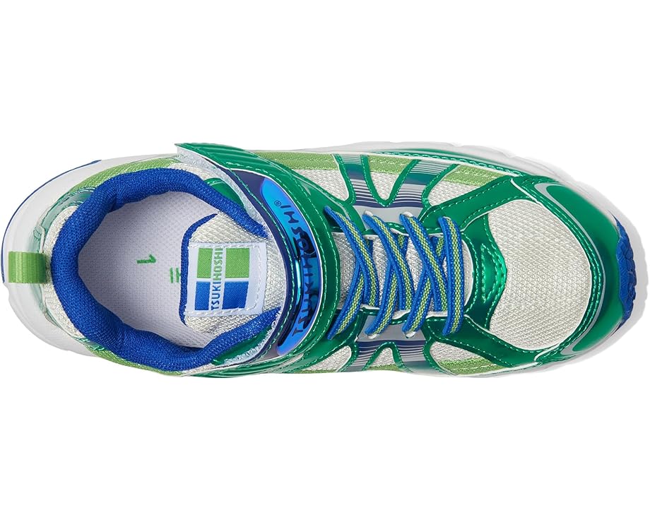 Кроссовки Tsukihoshi Kids Youth Storm, цвет Green/Blue — фото 2