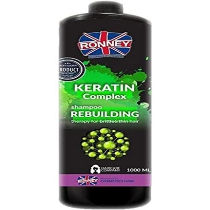 

Ronney Keratin Complex Профессиональный восстанавливающий шампунь 1000мл, Зеленый, Ronney Keratin Complex Профессиональный восстанавливающий шампунь 1000мл