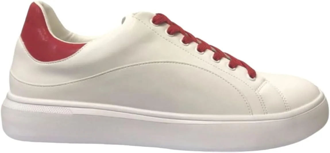 Кроссовки Trussardi 77A00537 SNK YRIAS FX Nappa для мужчин на шнуровке, белые с черным