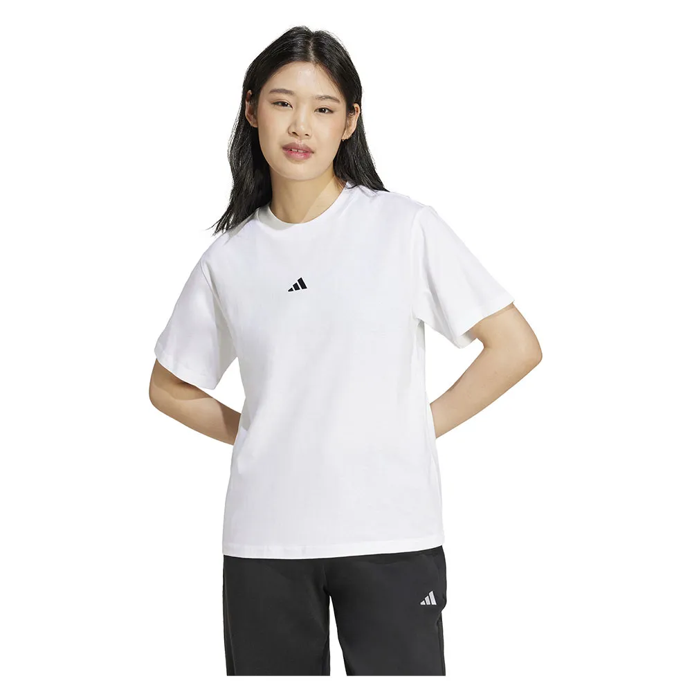 

Футболка с коротким рукавом adidas Essentials Small Logo Cotton, белый