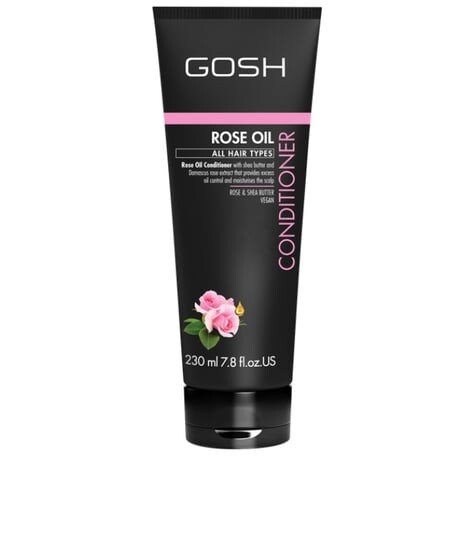 

Разглаживающий кондиционер с розой и маслом ши. Gosh, Rose Oil