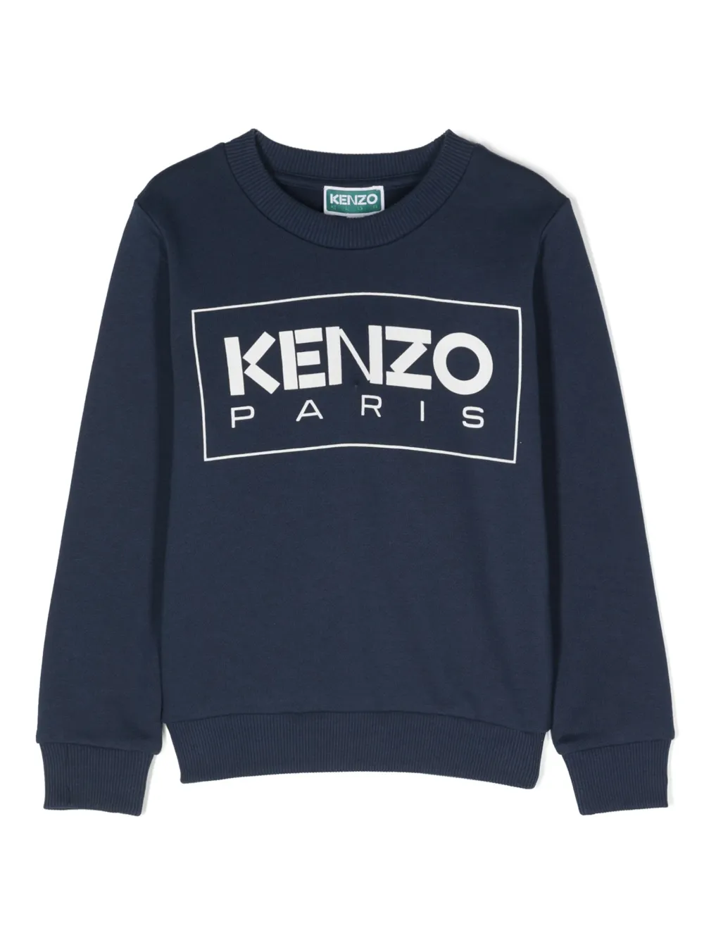 

Толстовка с логотипом Kenzo Kids, синий