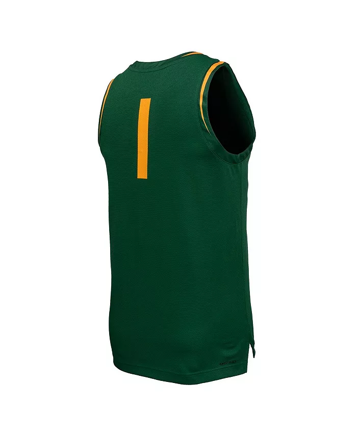 Мужская зеленая баскетбольная майка Baylor Bears Replica Nike — фото 2
