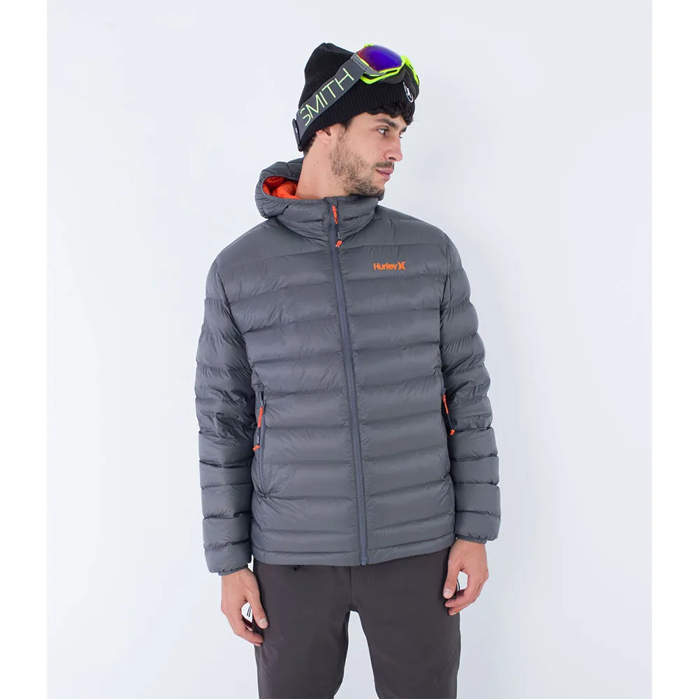 

Куртка Hurley Cayuga puffer, серый