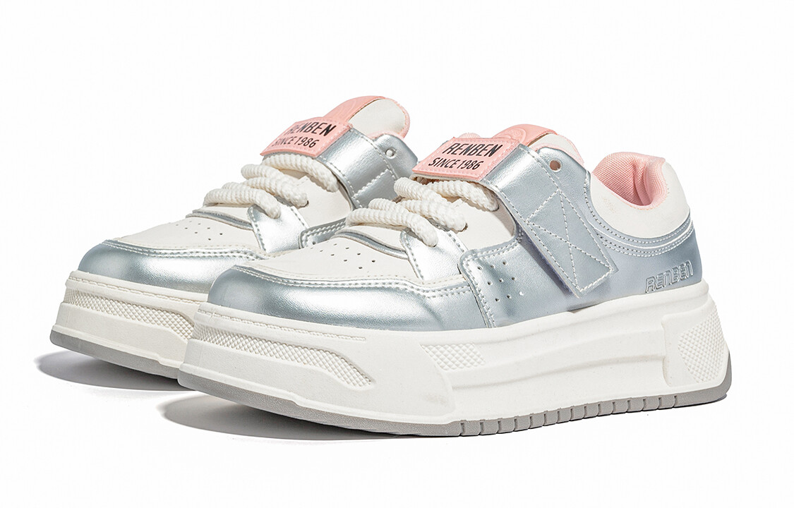 

Кроссовки Humanism 1986 Skateboard Shoes Women's Low-Top, Бежевый, Кроссовки Humanism 1986 Skateboard Shoes Women's Low-Top