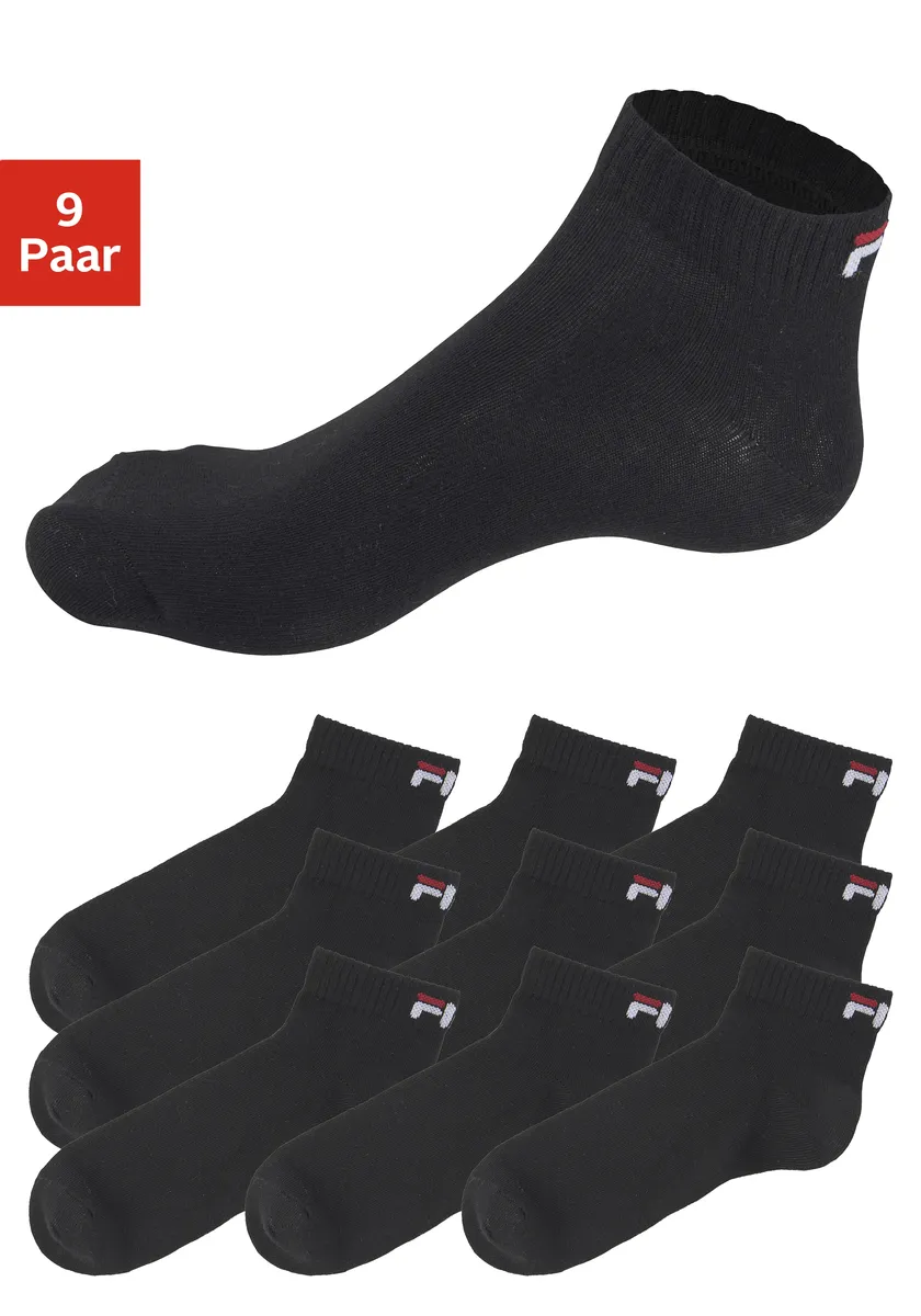 

Короткие носки Fila (9 пар) с классическим логотипом, цвет 9 X Schwarz