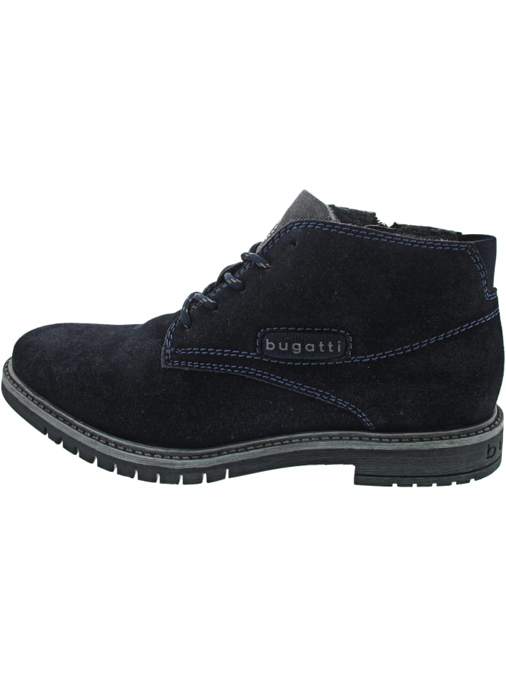 

Bugatti Синие ботинки на шнуровке