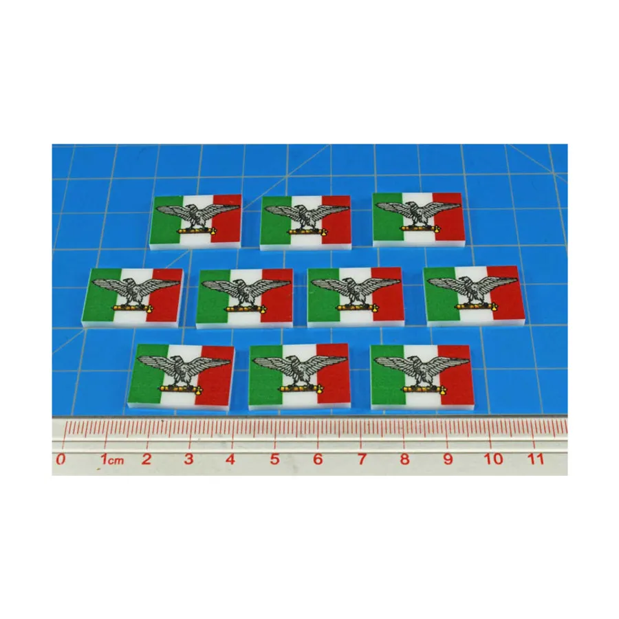 

Премиальные печатные жетоны с флагами Второй мировой войны - Итальянская Социальная Республика, Token Sets - WWII Factions & Flags