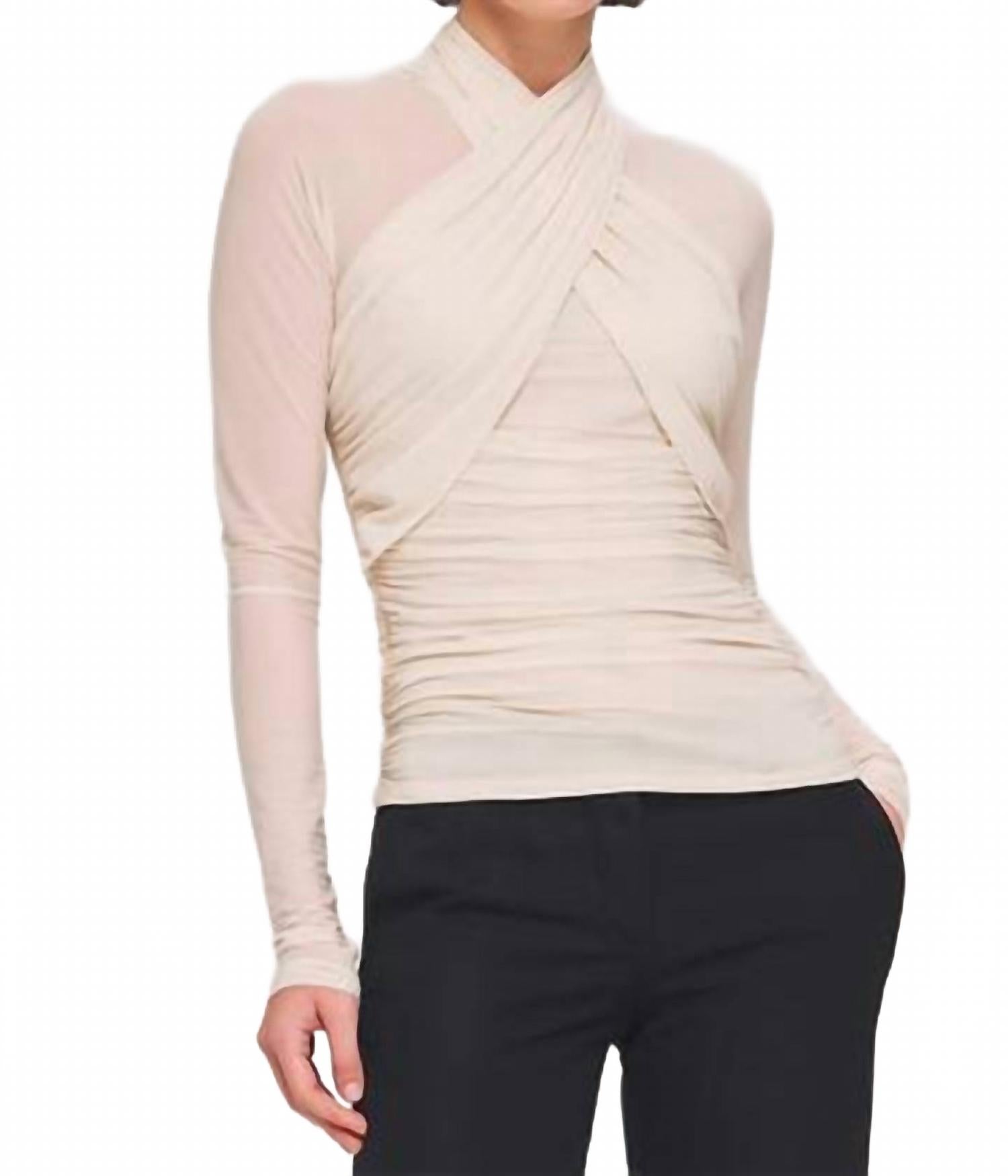 

Сайма топ в экрю RONNY KOBO, Ecru