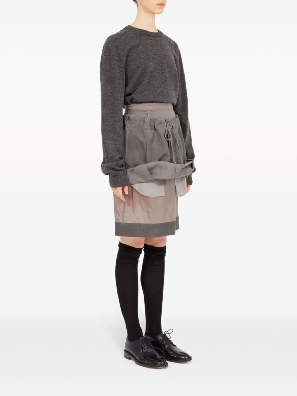 

Maison Margiela многослойная юбка, серый