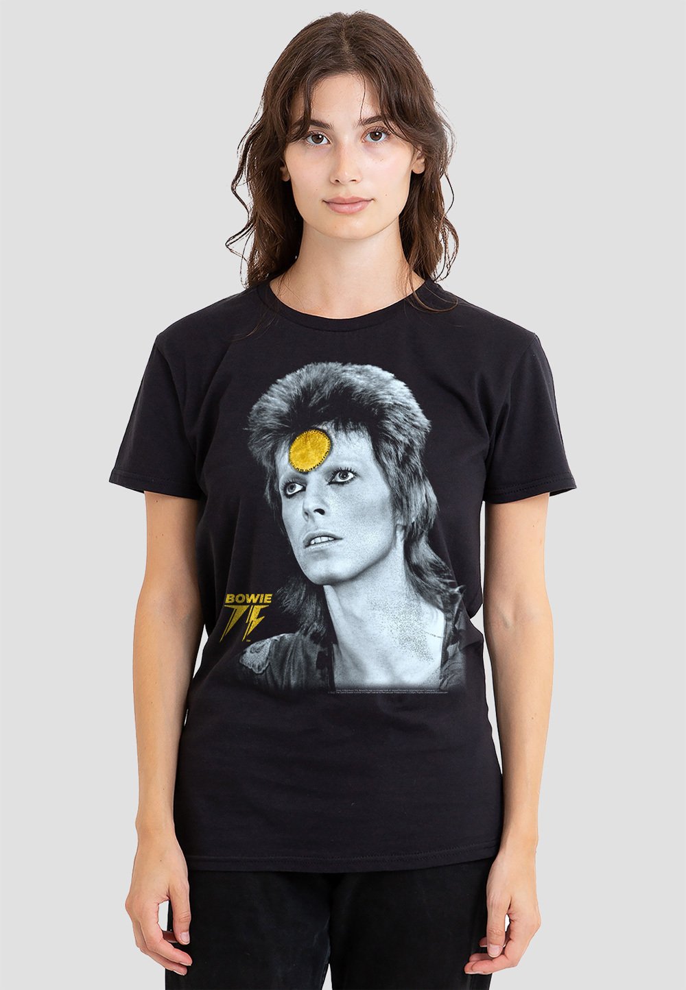 

Футболка с принтом DAVID BOWIE GOLDEN BOWIE Cotton Soul, черный