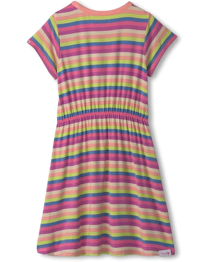 Платье Hatley Kids High-Low Hem Dress (Toddler/Little Kid/Big Kid), Soft Stripes — фото 2