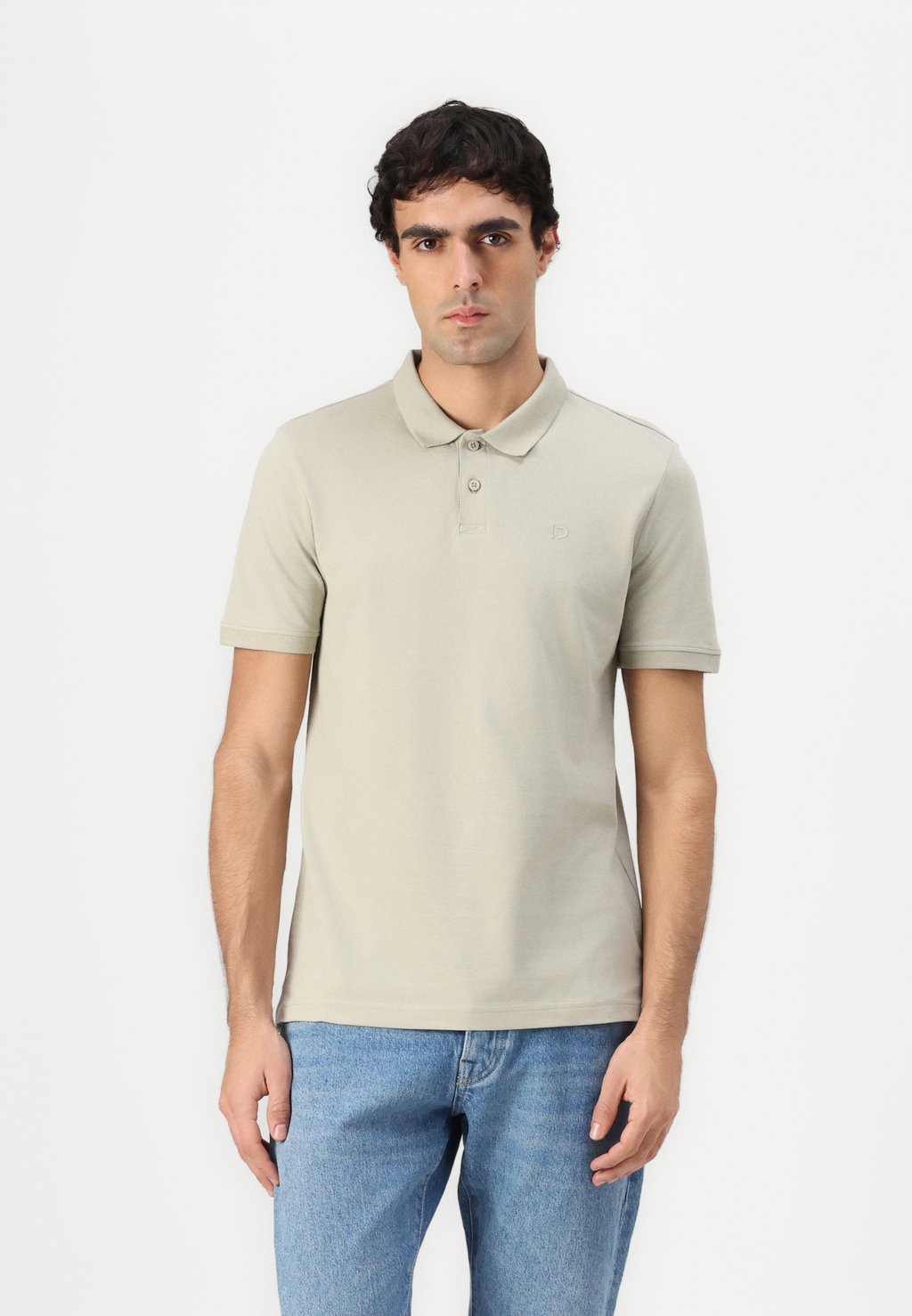 

Поло BASIC TOM TAILOR DENIM, бежевый
