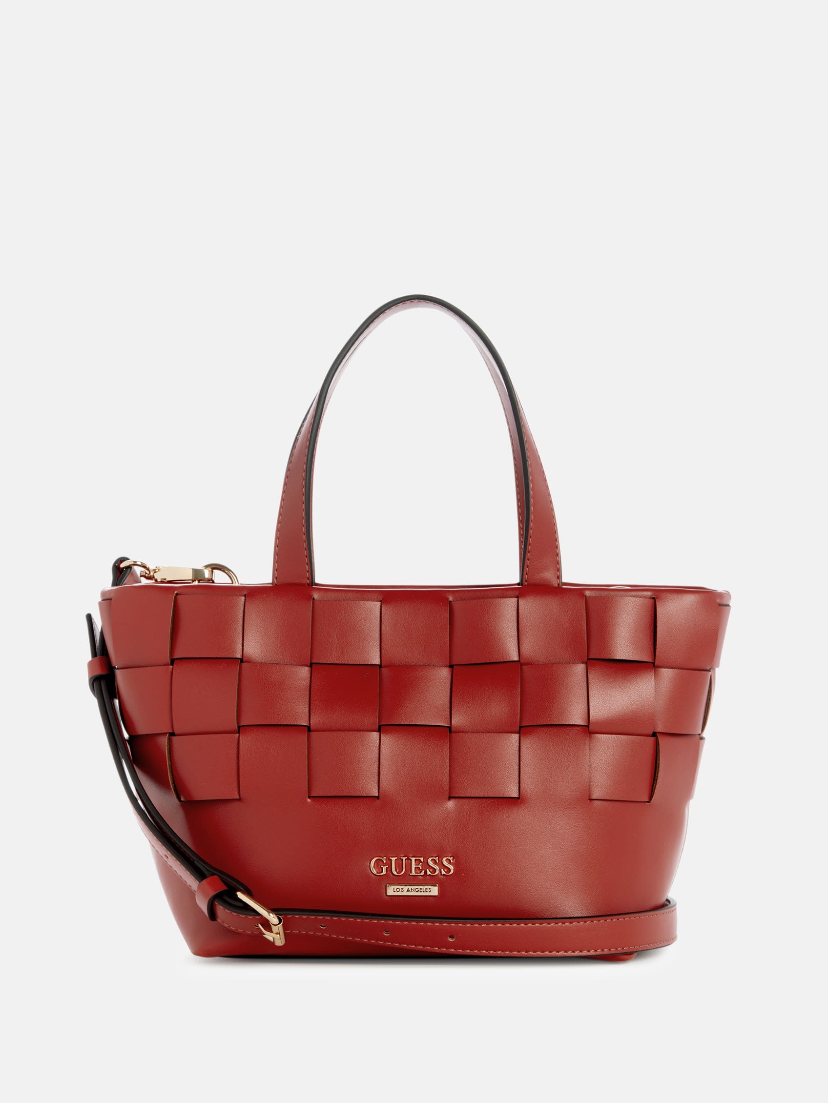 

Сумка Bordizzo Woven Small Guess Factory, цвет rust