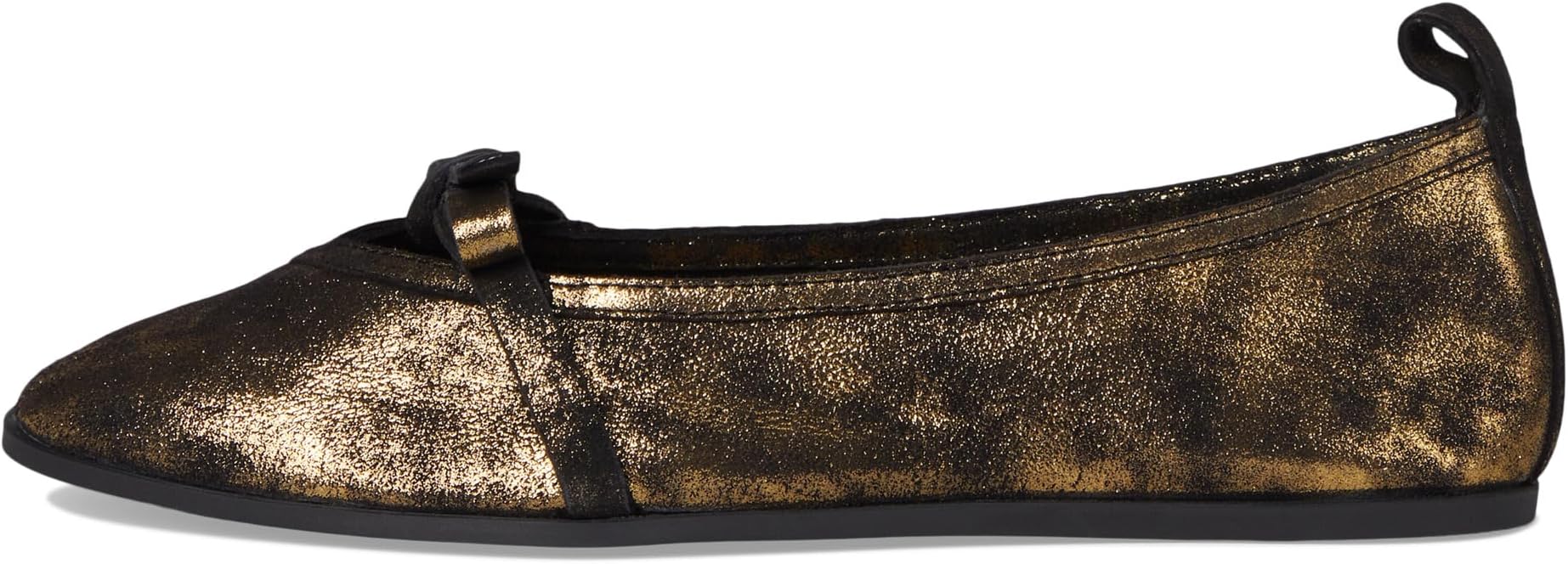 Балетки Free People Mania Bow Flats, цвет Bronze Age Metallice — фото 4