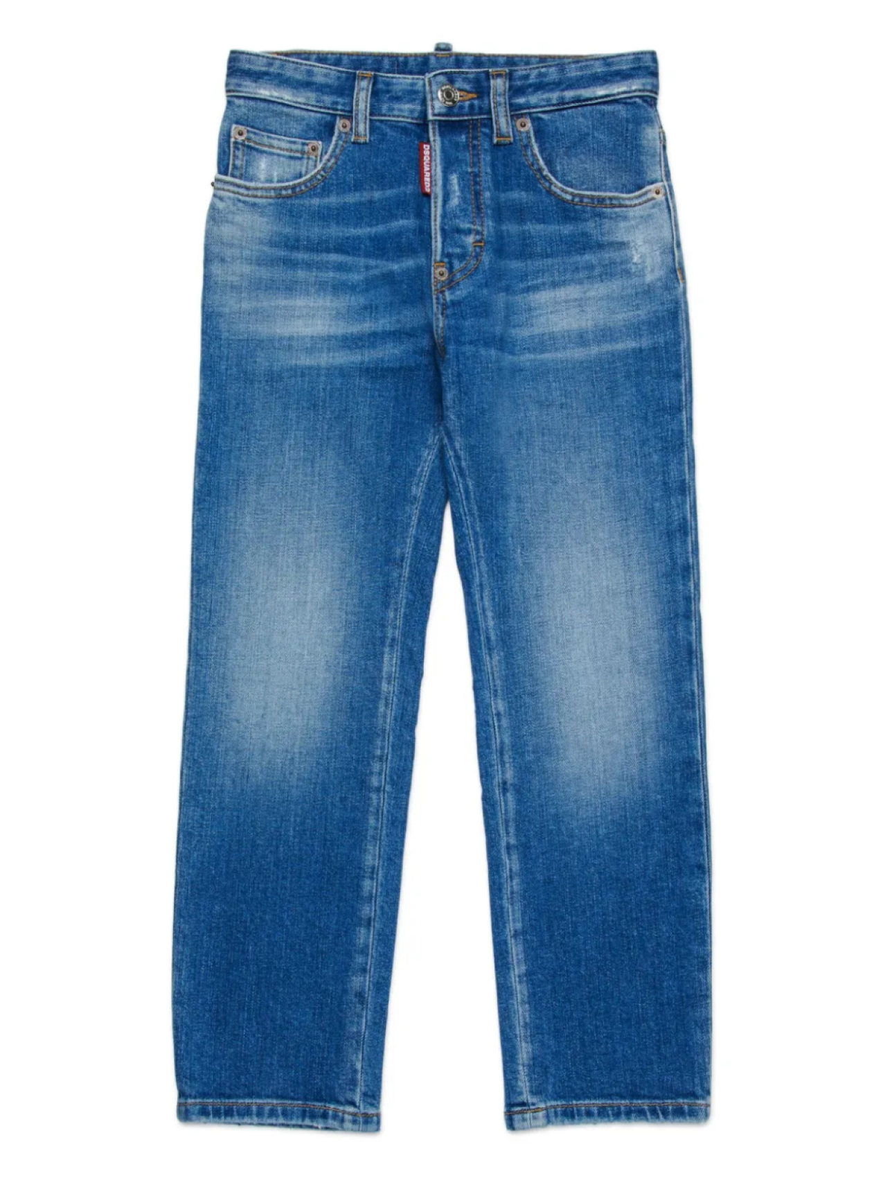 

DSQUARED2 KIDS джинсы средней посадки, синий