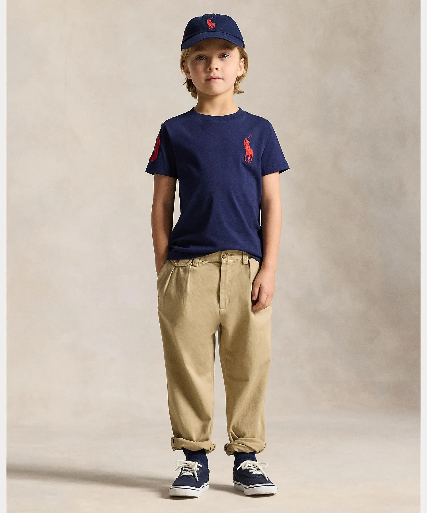 Детская футболка POLO RALPH LAUREN CHILDRENSWEAR с коротким рукавом — фото 4