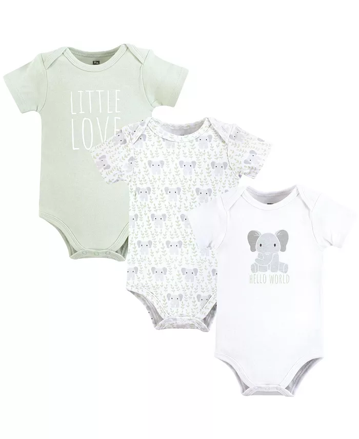 

Боди для мальчиков Hudson из хлопка, 3 шт Hudson Baby, серый