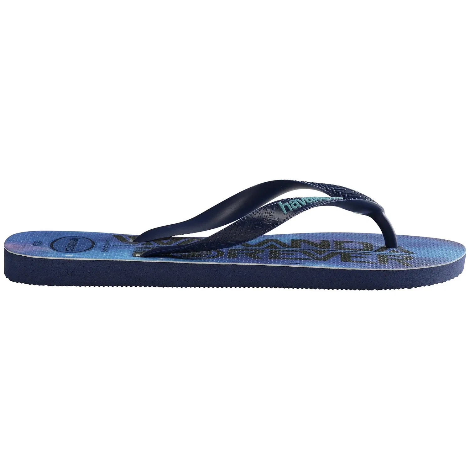 Шлепанцы Marvel Kinder Flip-Flops Havaianas, синий — фото 2