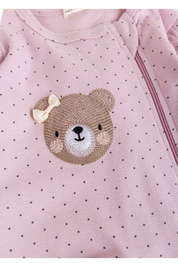 Детский комбинезон для девочек хлопковый Three-Piece Babymod, Multicolor — фото 3