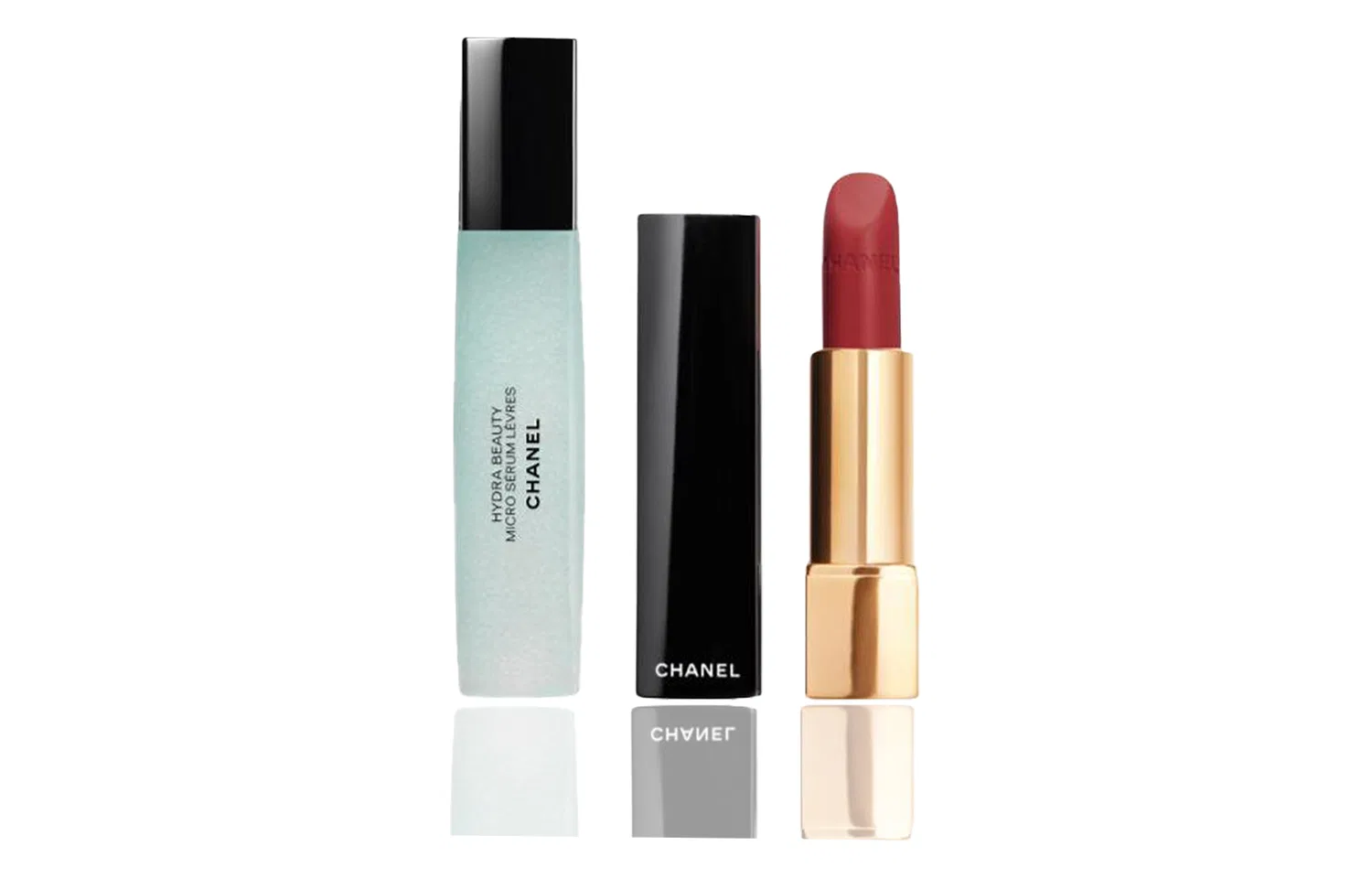Женский набор для макияжа губ с сывороткой и бархатной помадой, модель Complexion Charm, CHANEL, #63 — фото 2