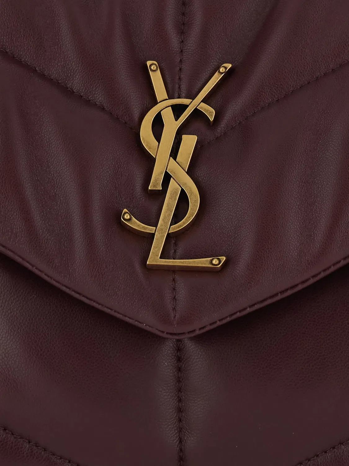 Маленький дутый жилет Saint Laurent, красный — фото 3