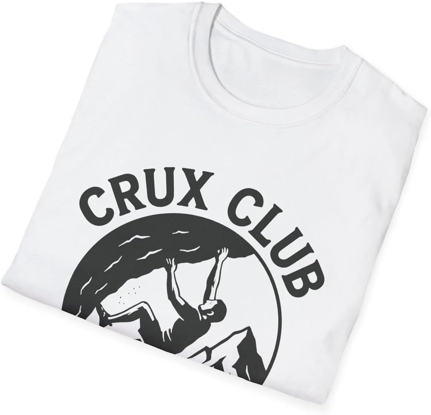 Футболка с надписью Crux Club Gildan 64000, White — фото 4