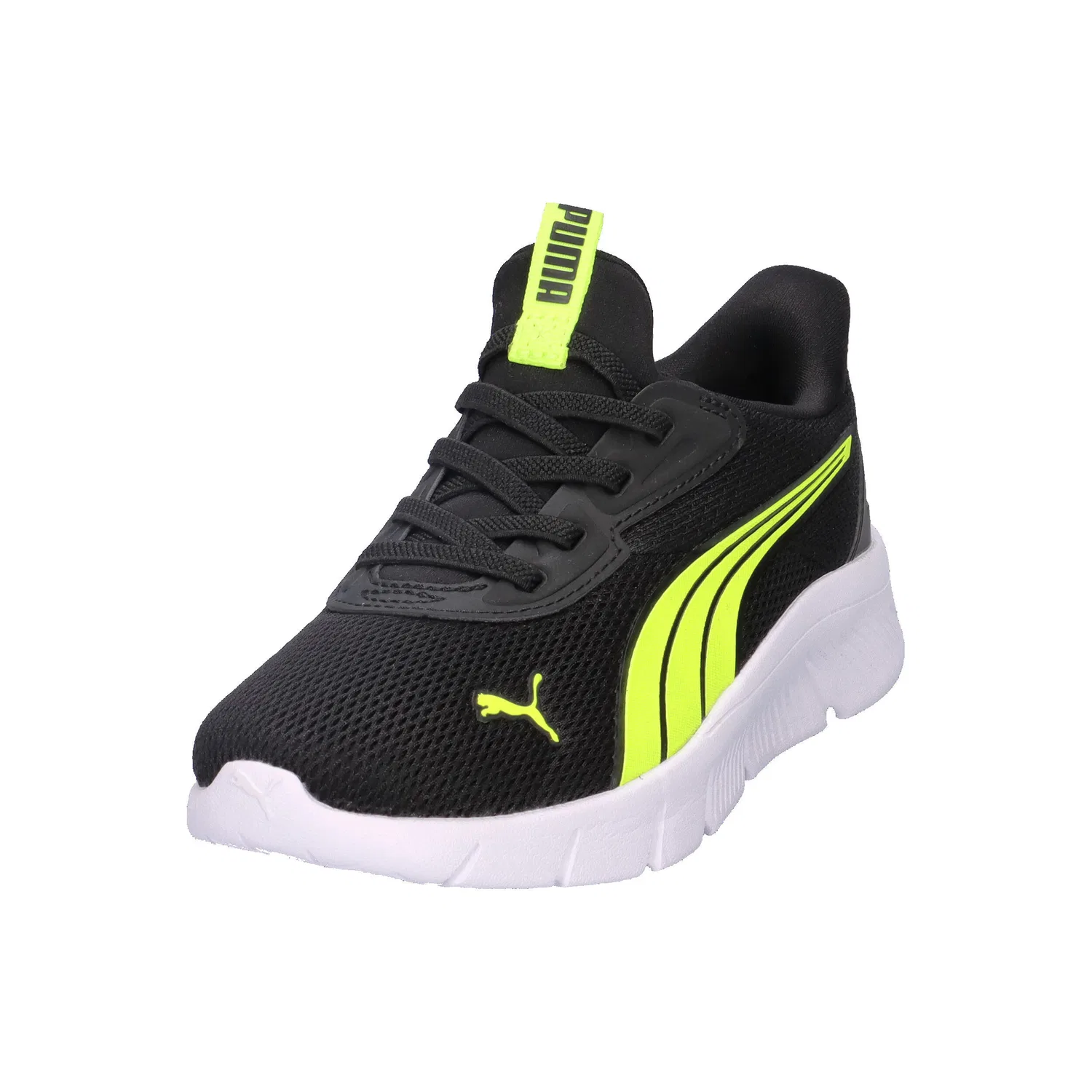 Детские кроссовки с технологией SLIPTECH Flexfocus SLIPTECH PS Puma, Schwarz Grun Schwarz — фото 4