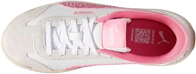 Детские кроссовки для девочек с принтом Club 5V5 Animal PUMA, Pink — фото 4