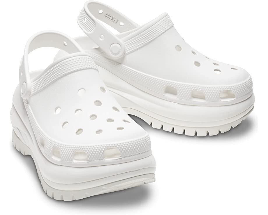 

Сабо Mega Crush Clog Crocs, белый