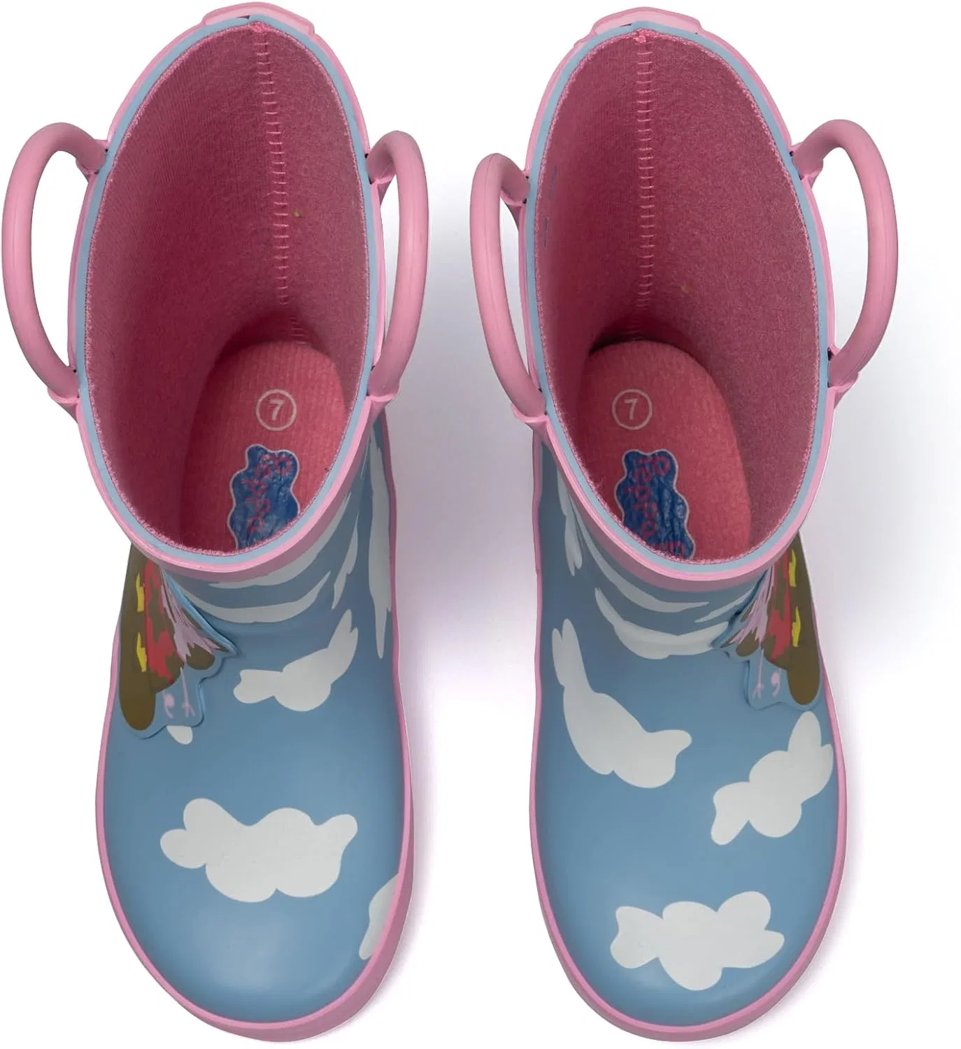 Детские сапоги дождевые для девочек Peppa Pig Ground Up, Blue — фото 3