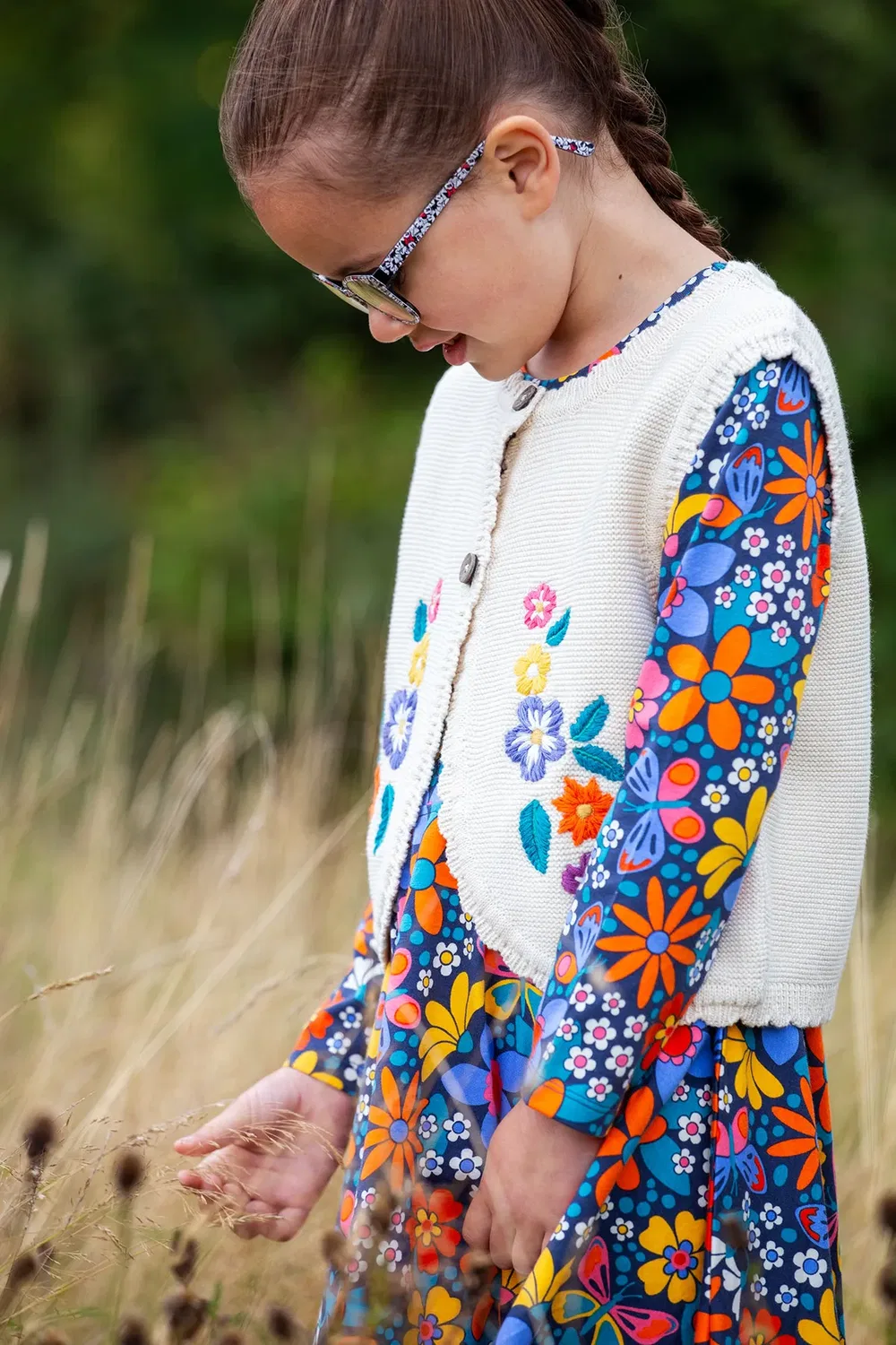 Жилет вязаный Connie Frugi, Cream — фото 3
