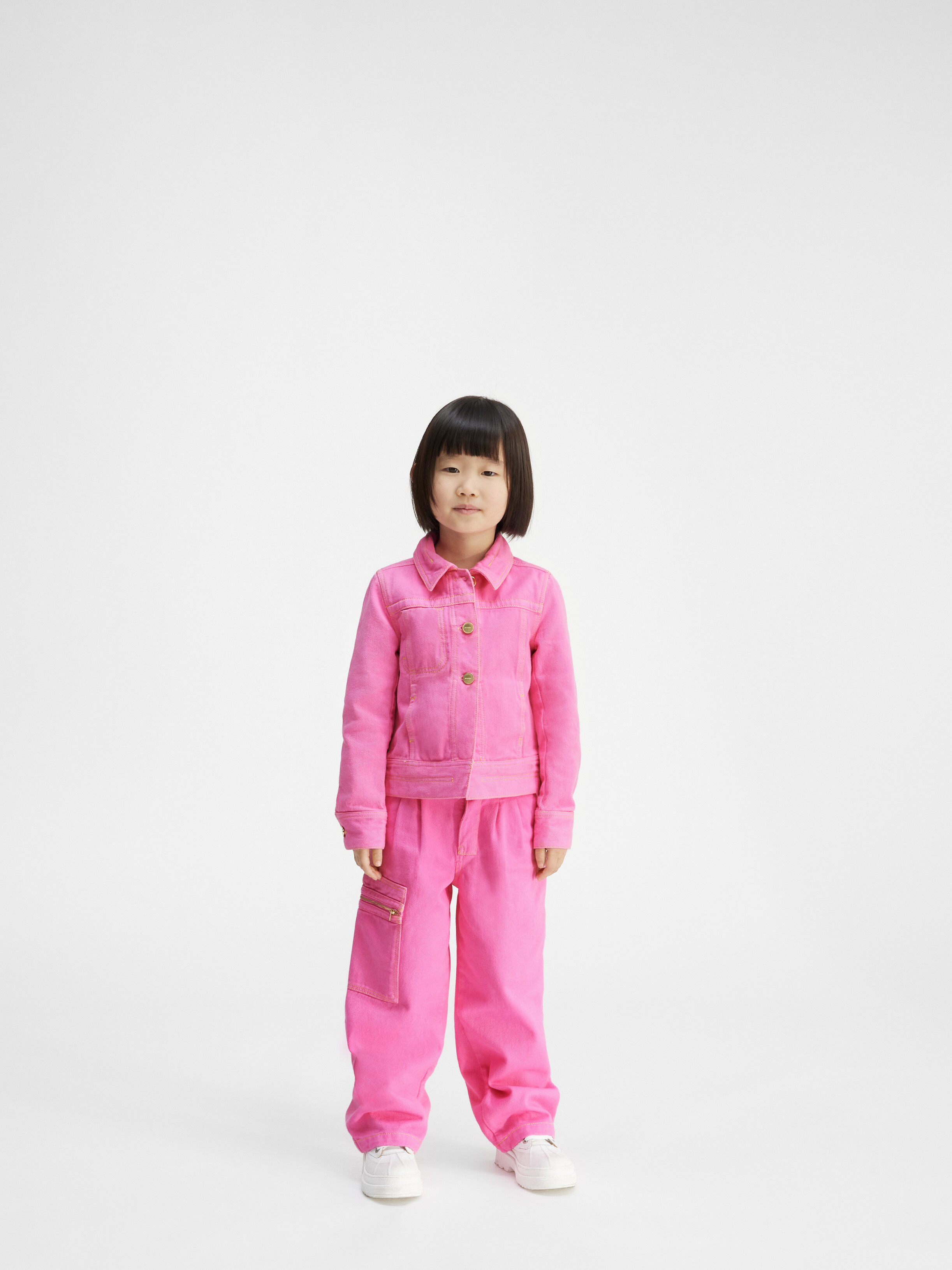 

Джинсовая куртка JACQUEMUS The kids' de-Nîmes denim jacket, розовый