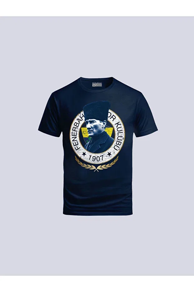Детская футболка с принтом для девочек Children'S Ataturk Tshirt Fenerium, Fb Laci New