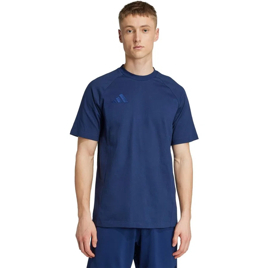 Футболка спортивная Tiro25 с длинным рукавом adidas, Темно-синий