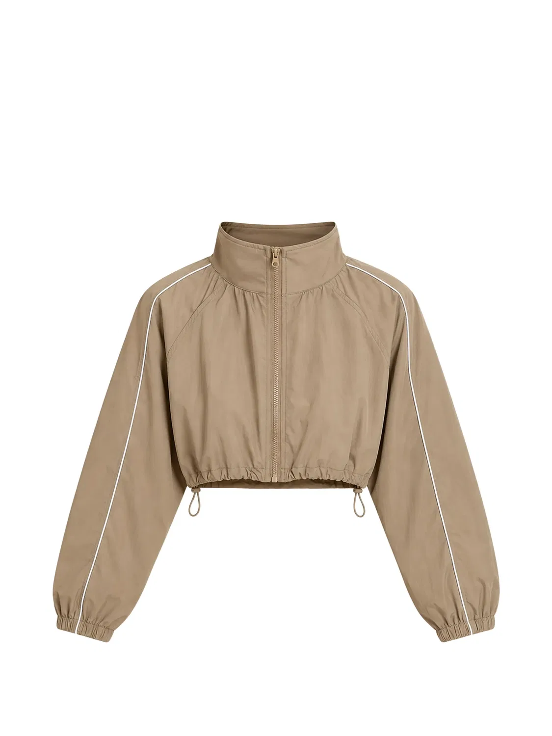 Укороченная ветровка с окантовкой Blanca Sport Kids, нейтральные цвета