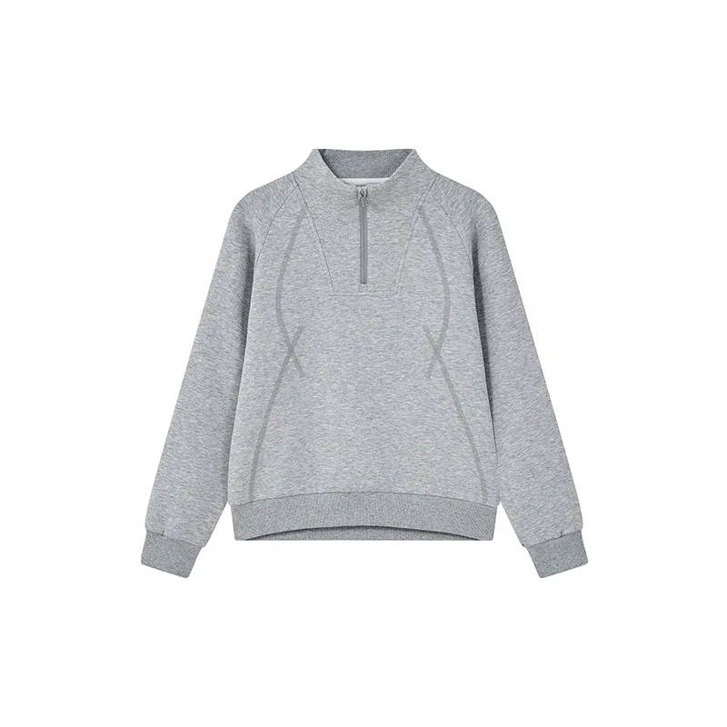 Детская толстовка с воротником-стойкой, Under Armour, Heather Gray