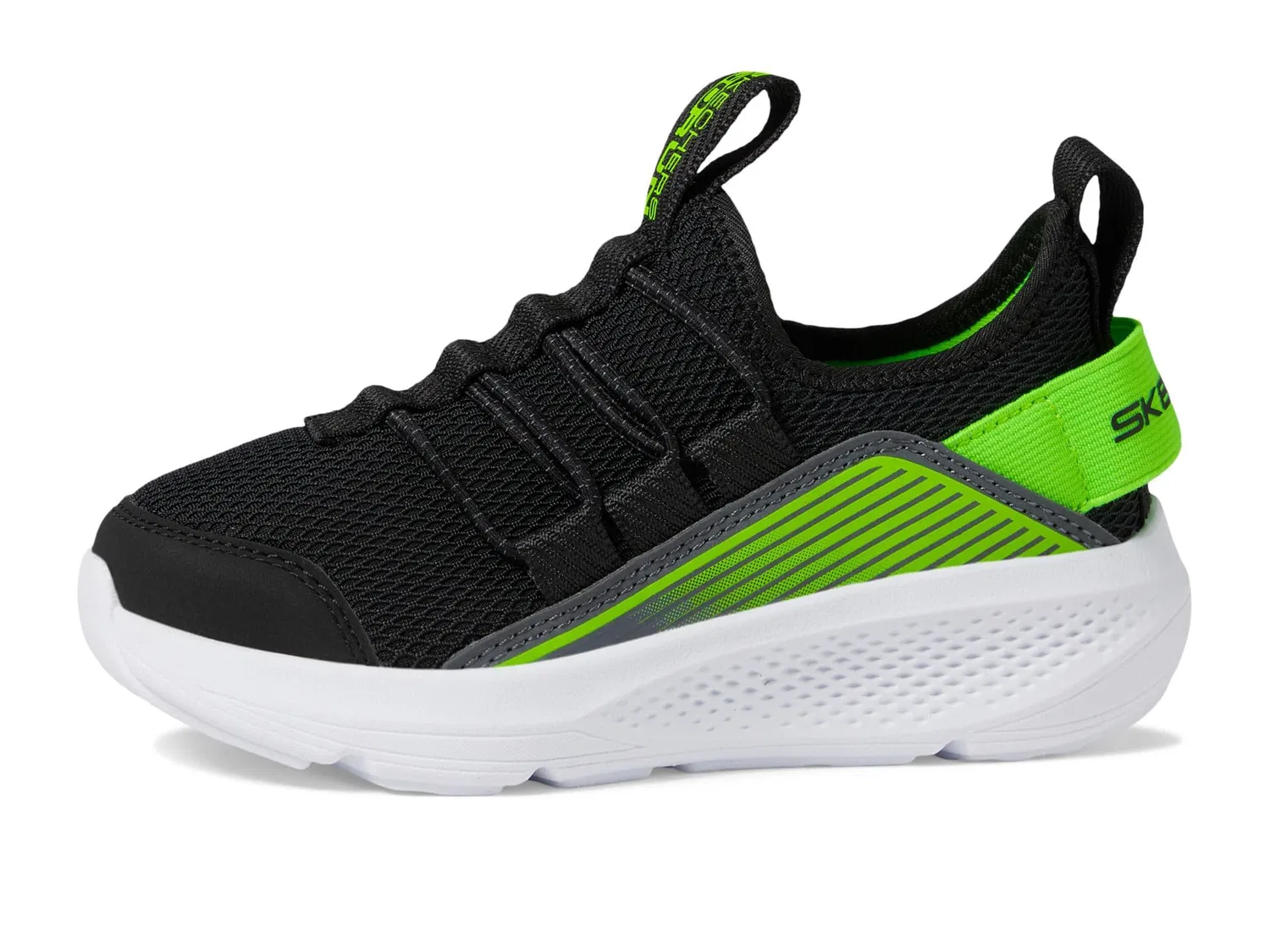 Детские кроссовки для мальчиков Skechers Go Run Elevate, Lime Nero — фото 4