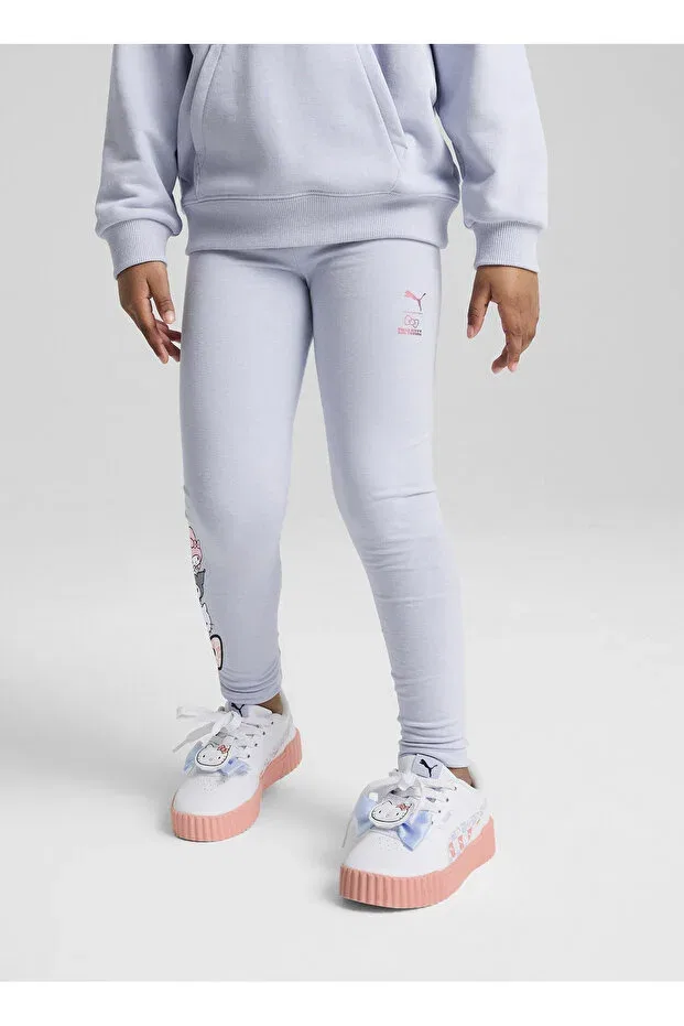 Детские леггинсы для девочек хлопковые Hello Kitty & Frien Puma, Blue — фото 2