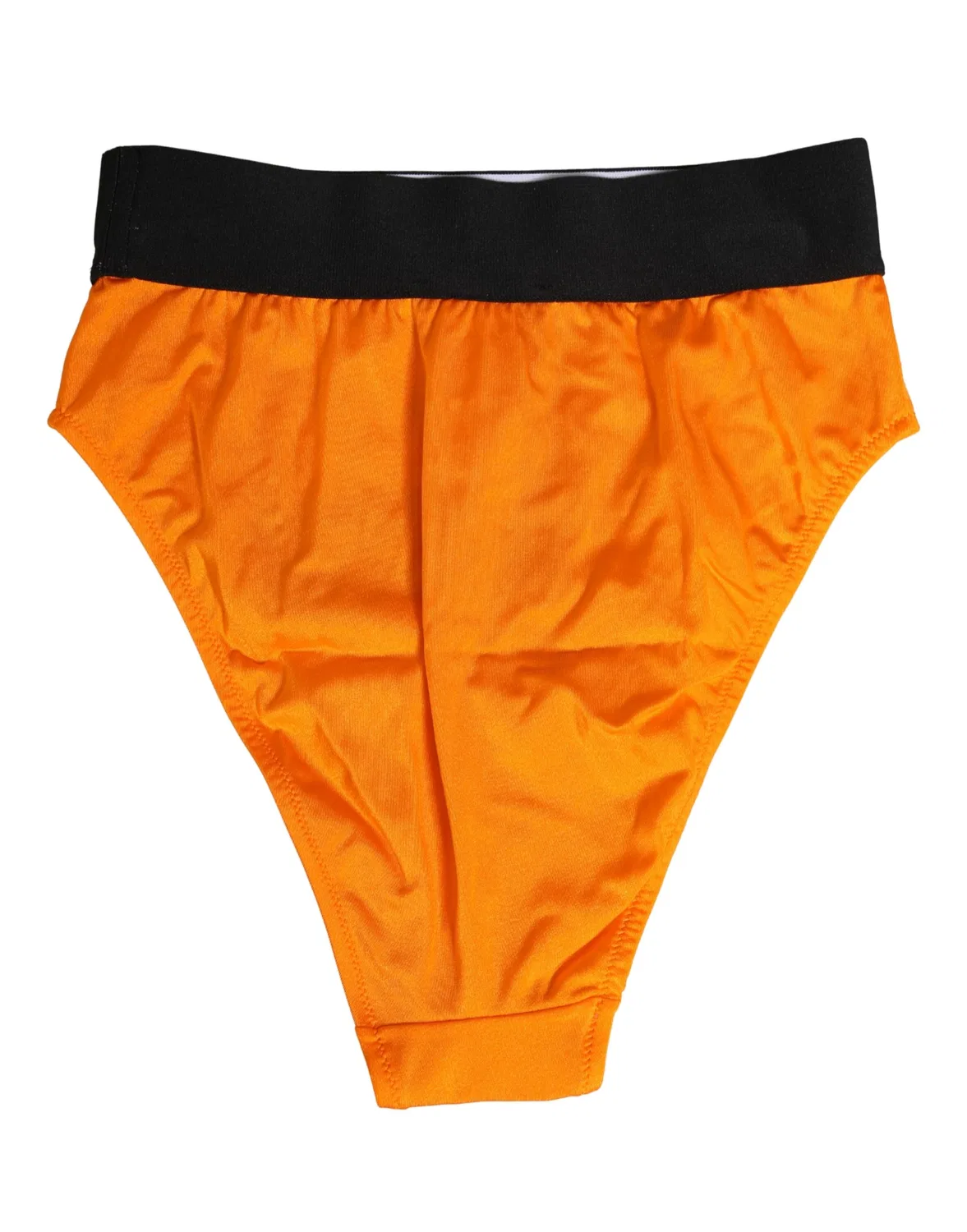Женские трусы с высокой посадкой с логотипом Orange Crystal Dolce & Gabbana, Orange — фото 4