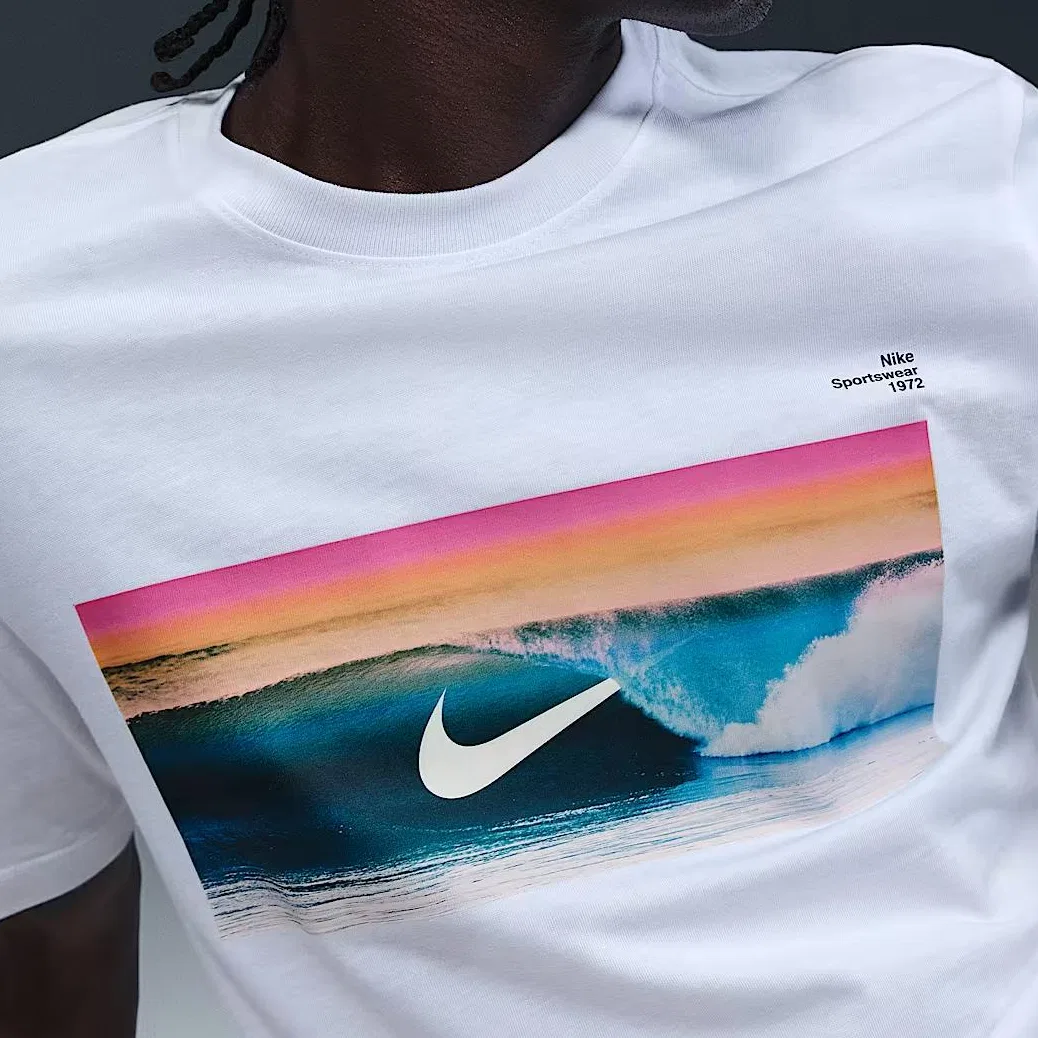 Футболка унисекс с круглым вырезом, прямым кроем, Nike — фото 4