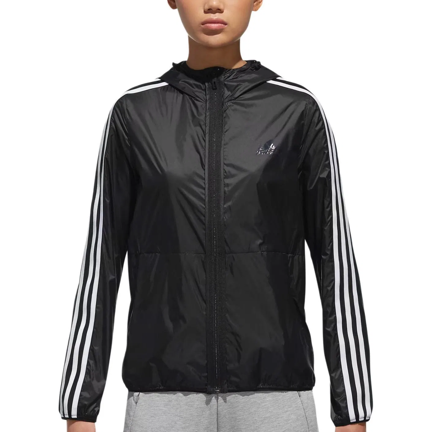 Женская куртка с длинным рукавом Adidas, Black — фото 4