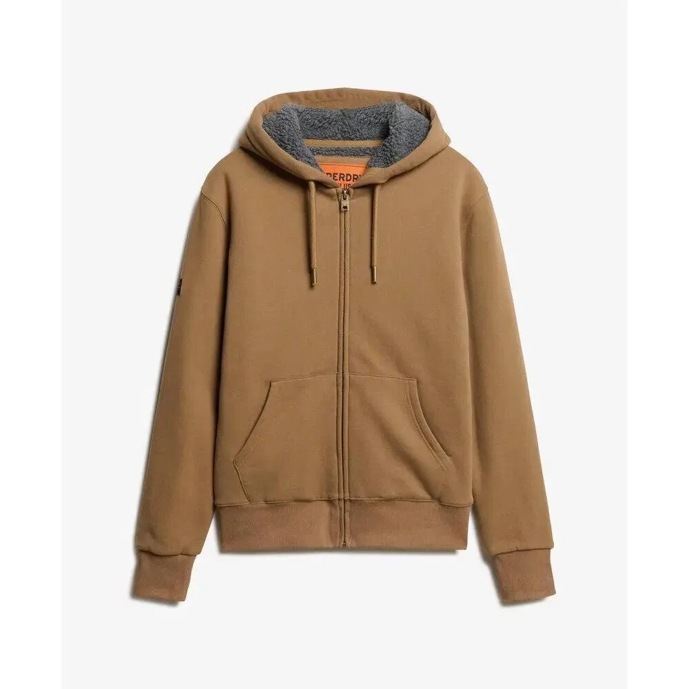 Мужской свитшот с капюшоном Borg Superdry, Braun