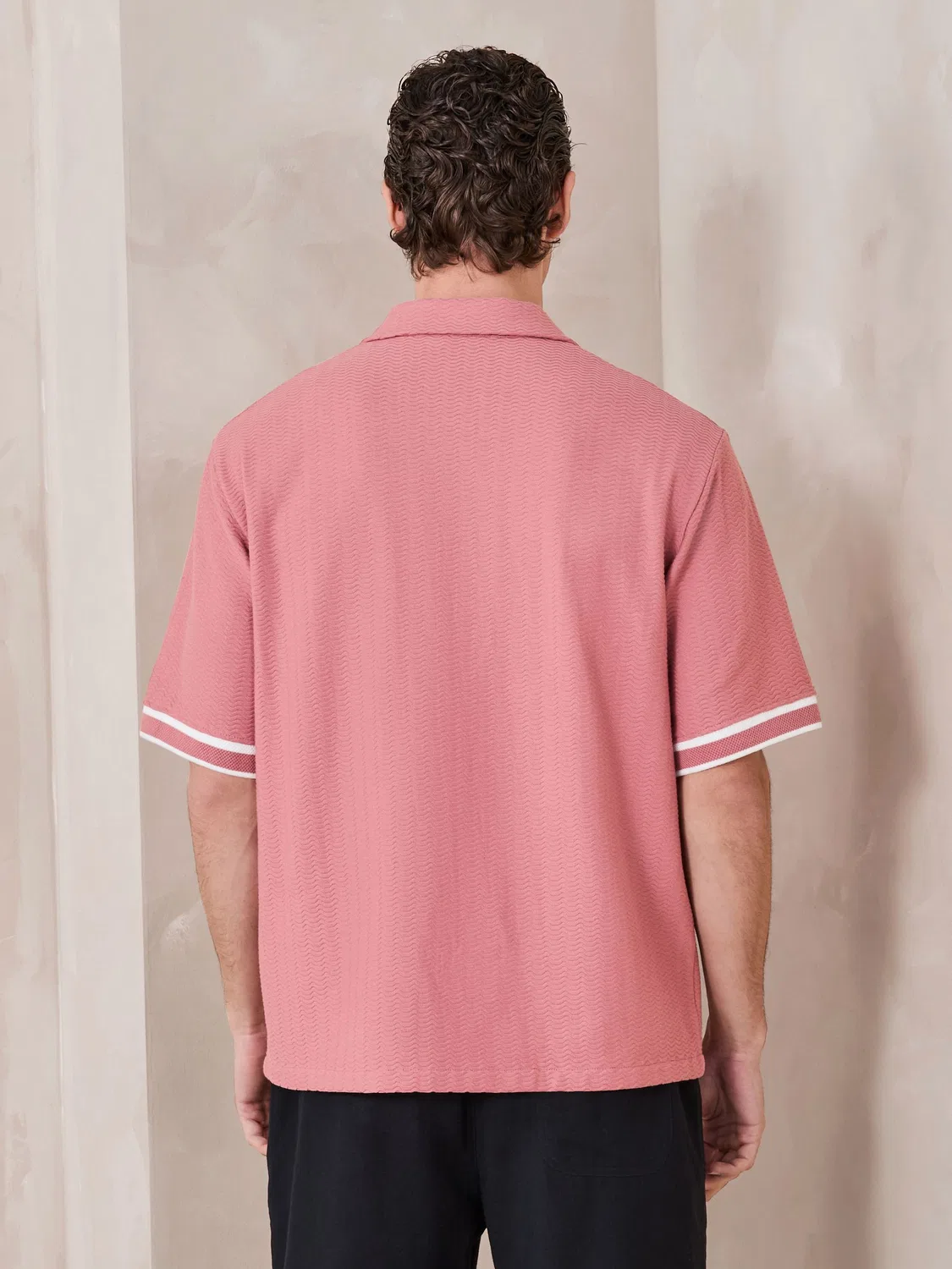 Футболка Regular Fit, Oversized Next, коралловый розовый — фото 3