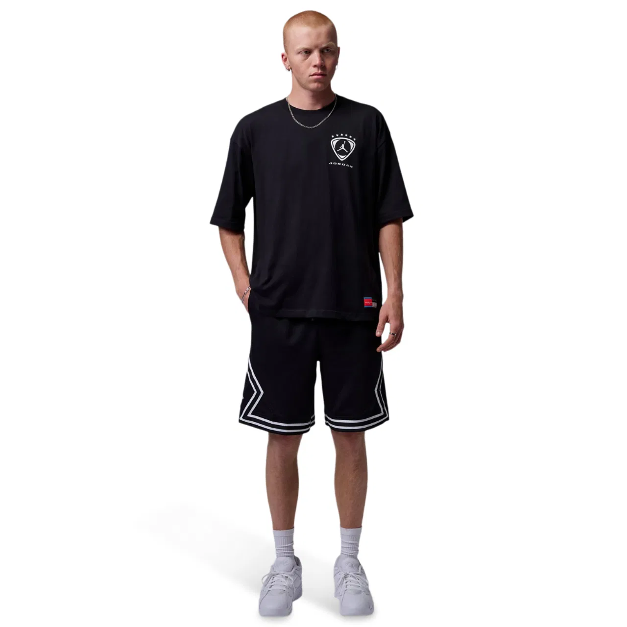 Футболка мужская Oversized Graphic Short Sleeve Jordan, черный — фото 4